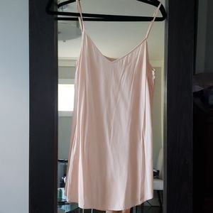 Oak + Fort pink slip dress